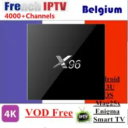 X96 с 1 год IPTV, французский бельгийский IPTV приставка арабский IPTV коробка Linux Системы IPTV поле Декодер каналов кабельного телевидения MAG254 лучше