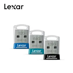 100% Оригинальный Lexar JumpDrive S45 UBS 3,0 флэш-накопитель для компьютера 32 Гб 64 Гб 128 ГБ U диск высокая скорость мини авто USB флэш-накопитель