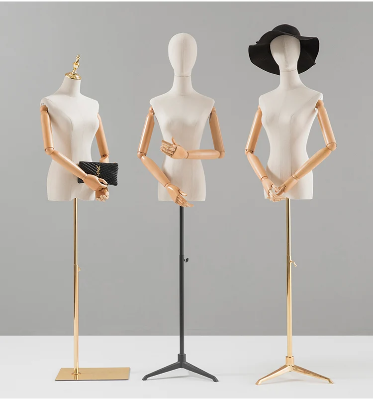 New Style Full Body Model Fiberglass Fabric Mannequin Best Quality On