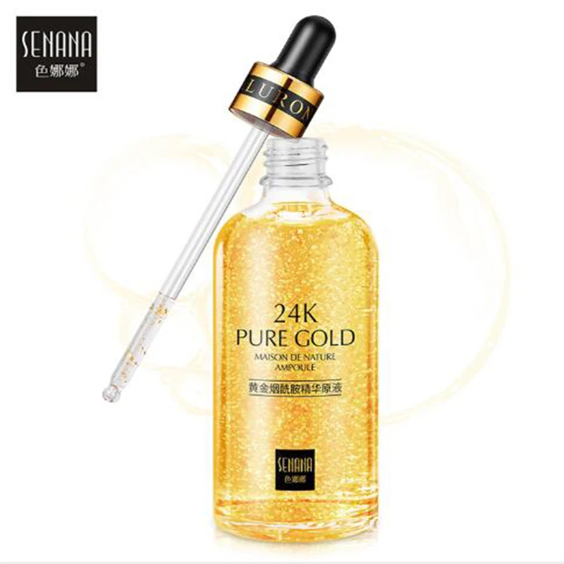Эссенция 24K gold niacinamide жидкая эссенция золота с гиалуроновой кислотой увлажняющая