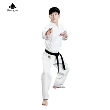 Pine tree Traditional Karate Uniform kids men women white student Taekwondo dobok Sport style suite pants V-neck jacket Uniform