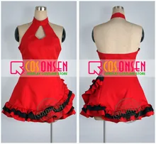 Косплей ONSEN Vocaloid Project DIVA Meiko платье в стиле Лолиты карнавальный костюм красное платье на заказ