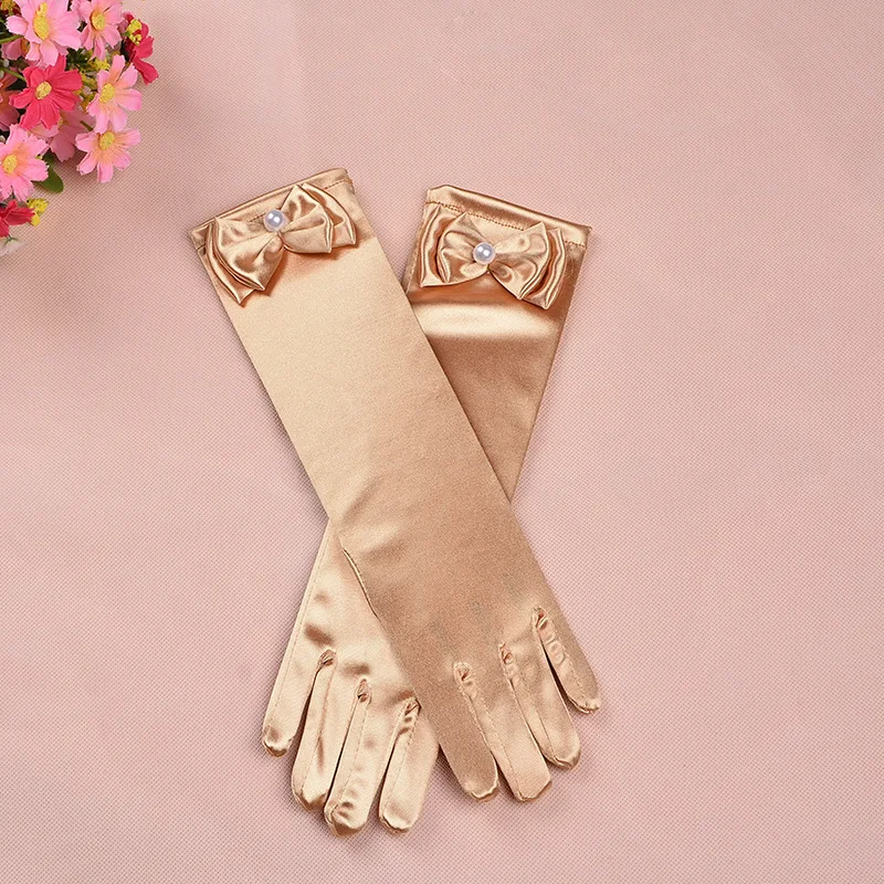 Мультяшные длинные перчатки для девочек Эльза принцесса девочки дамы модные перчатки Рождество День рождения Дети подарок Дети Вечерние