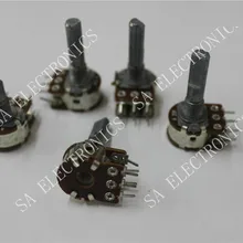 [Белла] Импортные диафрагмы сдвоенный потенциометр A100K длина ручки 25MMF-10PCS/лот