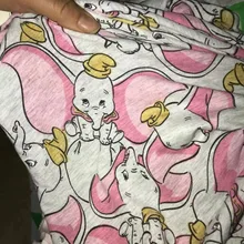 50*160 см слонс большими ушами, эластичная вязанная хлопковая ткань для шитья, Лоскутная рубашка для маленьких мальчиков и девочек, юбка, ткань