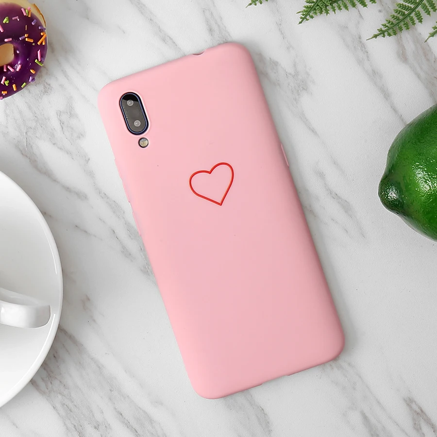 Высококачественный силиконовый чехол из ТПУ с сердечком для Vivo V15 Pro V3 V5 V7 V9 MAX Nex Z1