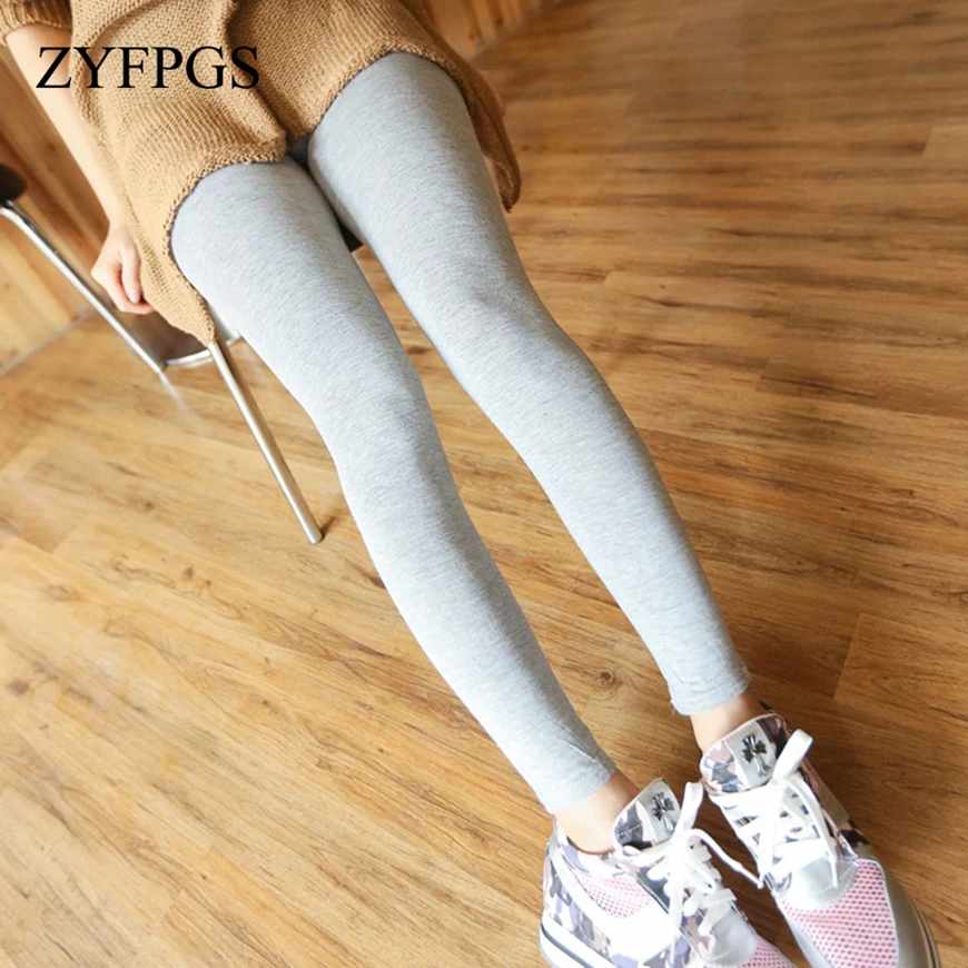 

ZYFPGS 2019 Leggings Slim Sexy Plus Size Close-fitting Elasticity Fitness Leggings Free Shipping Woman's Pants Autumn Z0711