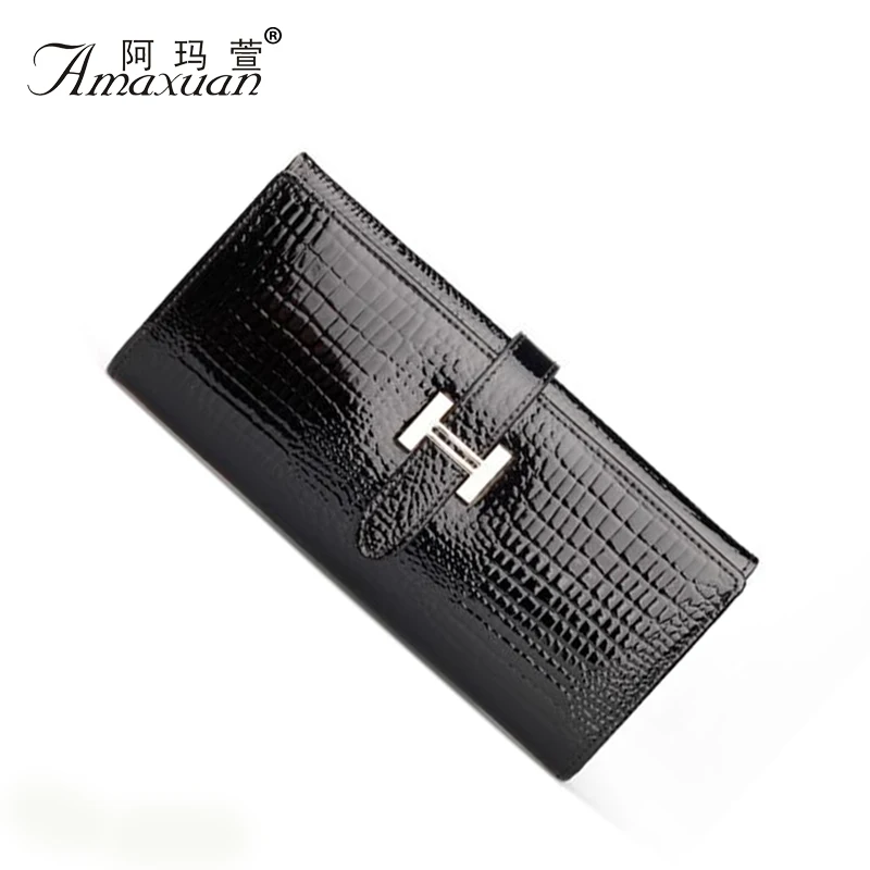 

2014 New Women's Wallets Retro Leather Wallet Brand Designer Purse Crocodile Wallet Women Bag Day Clutches bolsos mujer Hot Sale