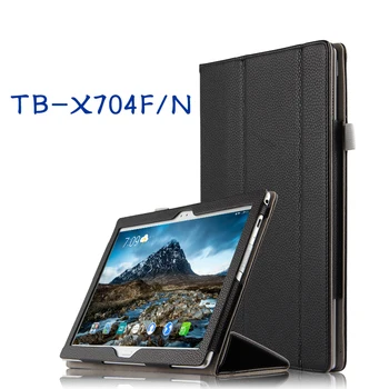 

High Quality Genuine Real Leather Stand Shell Cover Mangetic Coque Funda Case For Lenovo TAB 4 10 Plus TB-X704N TB-X704F Tablet