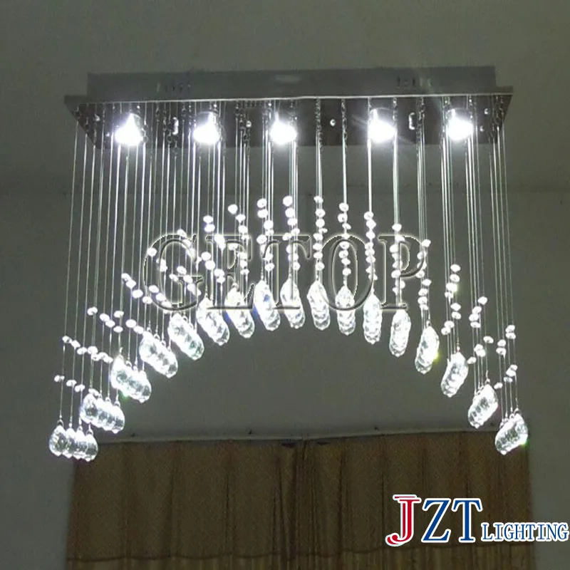 

T best price mordern K9 Crystal led Chandelier Villa Luxury Hotel Stair Pendant Lamp LED fashion Spiral Long Droplight Lighting