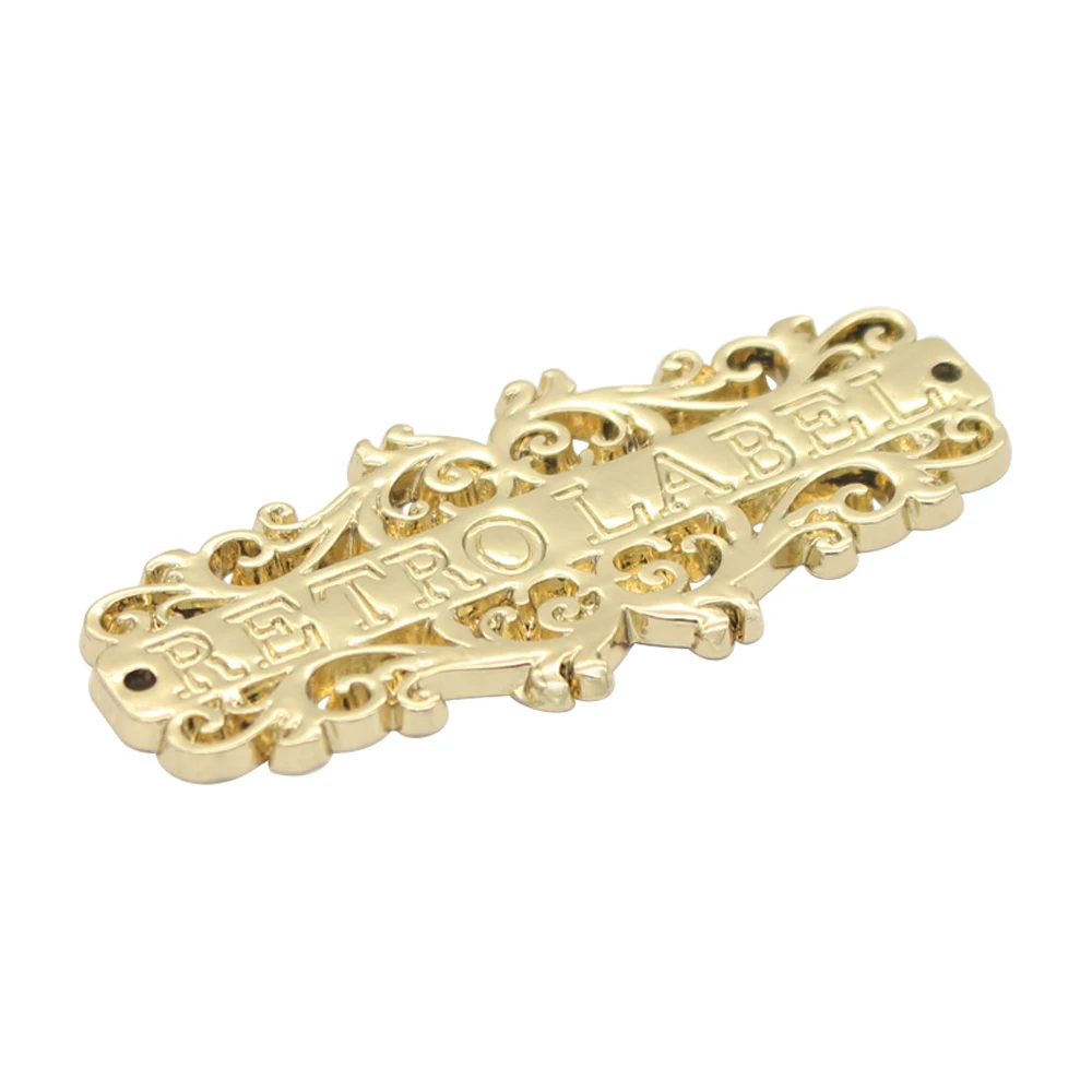 

Custom personalized Metal tags for Customized made with love metal Labels customize metal plates for clothing leader label