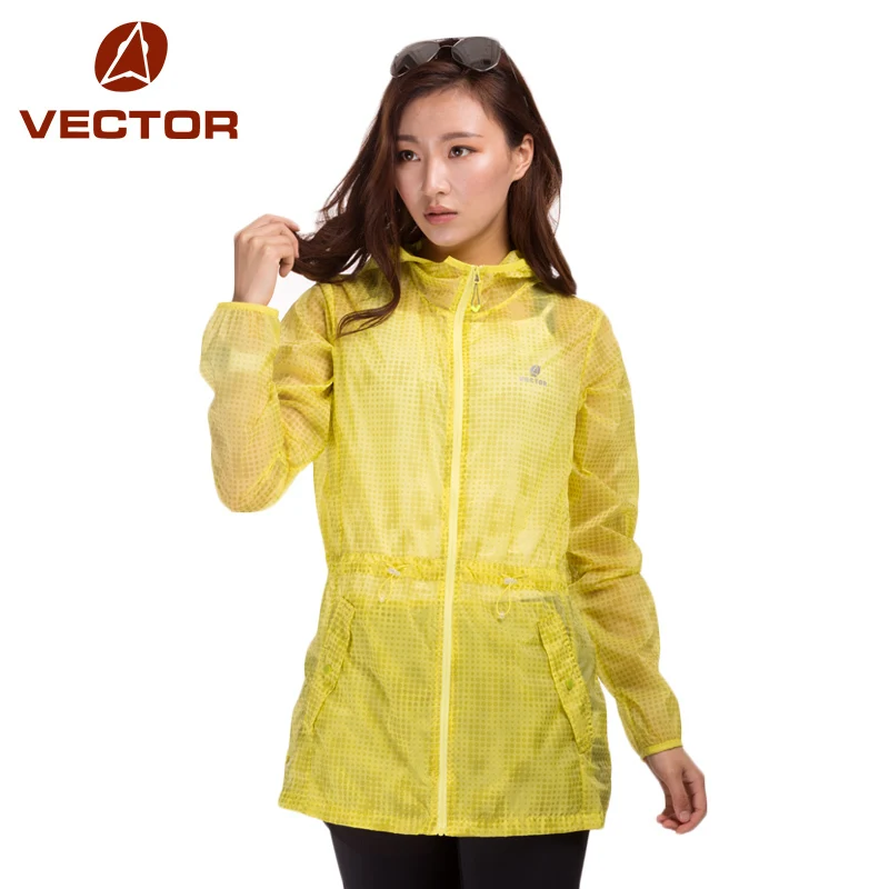 Векторная Водонепроницаемая Женская куртка на весну и лето, куртка для защиты от солнца, ультралегкое пальто для спорта, бега, пешего туризма 80010 - Цвет: Цвет: желтый