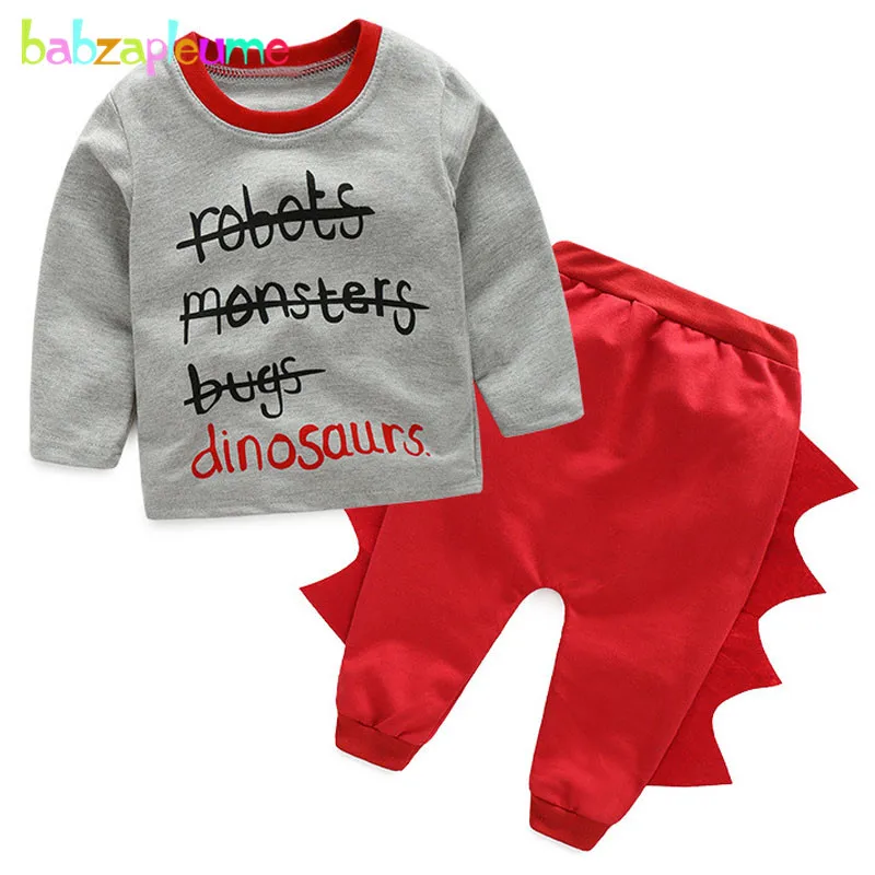 

2PCS/0-24Months/Spring Autumn Newborn Baby Boys Suits Kids Clothes Casual T-shirt+Cartoon Cute Pants Infant Clothing Sets BC1053