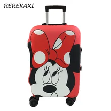 Чехол для костюма Минни Микки, чехол для багажа, эластичный чехол для тележки 19-32 дюймов, защитный чехол для багажа, аксессуары для путешествий