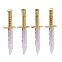 100 шт. пластиковые новые ножи Ручка наконечник 0,38 мм Подарочная шариковая ручка моделирование кинжалов креативный подарок школьные офисные принадлежности