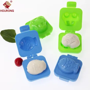 

6Pcs/set New Arrivals Bear Flower Rabbit Sandwich Molds Cutter Bread Biscuits Embossed Device Cake Tools Rice Balls Lunch Mould