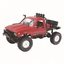 WPL C-14 1:16 RC автомобилей 2,4 г 4WD Off Road RC военный автомобиль Рок Гусеничный грузовик с спереди светодиодный RTR удаленный Управление игрушки