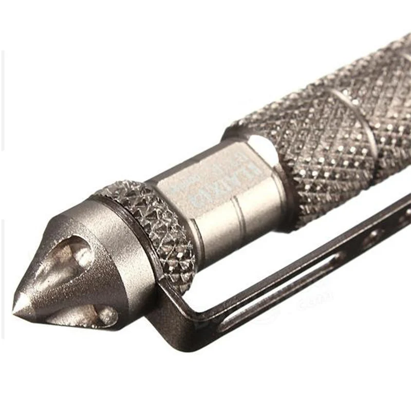 B2 алюминиевый сплав самозащиты тактическая ручка стеклянный выключатель Горячий