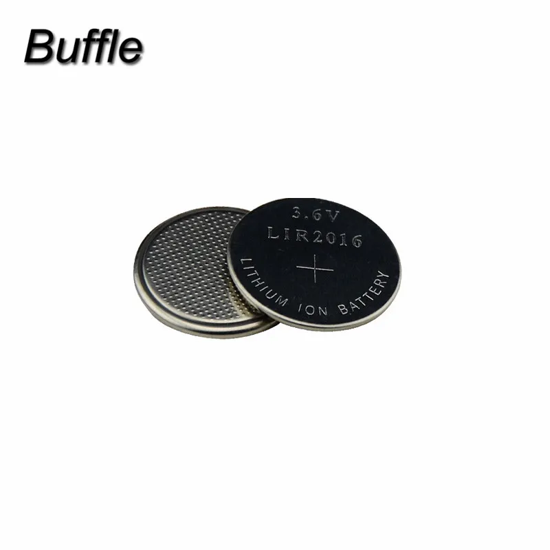 2pcs Original Li Ion Rechargeable Button Cell LIR2016 Recharged 500