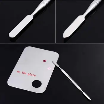 

10pcs Women Pro Stainless Steel Cosmetic Makeup Palette Spatula Tool Nail Art Beauty New