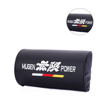 

for Mugen Logo Car Styling Seat Neck Pillows for Honda Accord Civic CRV Crosstour H-RV NSX Odyssey City Pilot Jade Insight Jazz