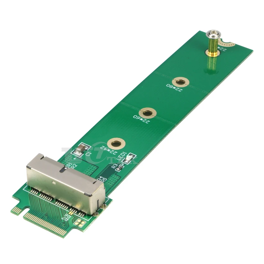 M.2 NGFF PCI-E до 16+ 12 pin адаптер для Apple MacBook Air 2013 A1465 A1466 SSD