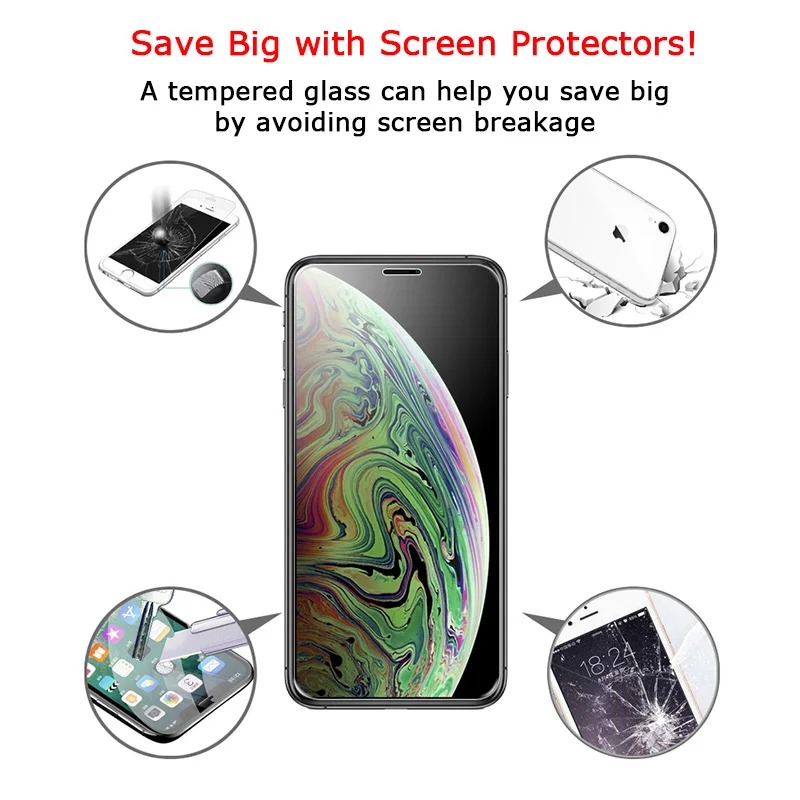 Закаленное стекло для Samsung Galaxy A10 A50 A20 A30 Защитное экрана A20e A40 A90 A80 A70 A60