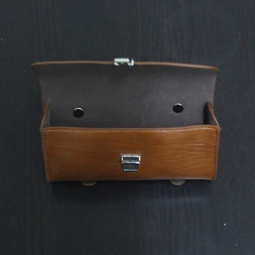 Excellent Vintage old bicycle faux saddle genuine leather PU cushion bag brooks bag hangback tool bag BROOKS 4