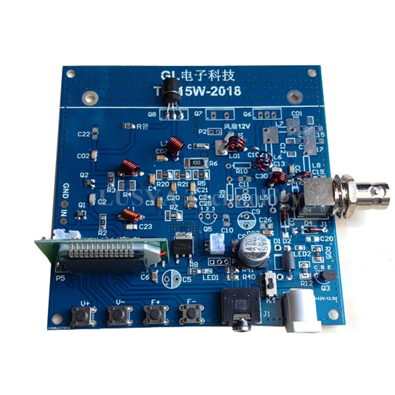 Lusya 87 108MHZ LCD FM передатчик стерео DSP PLL 1500M транспондер CD MP3 мобильный компьютер аудио