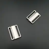 High quality 30sets 20mm Nickel free Bra Clip Swimwear Clickers bra metal front closure