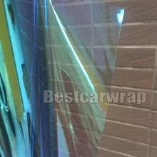 Солнечная Оконная Пленка-хамелеон, пленка лобового стекла, легкая термоусадочная, лучшее качество, размер 1,52*30 м/рулон 5x98ft