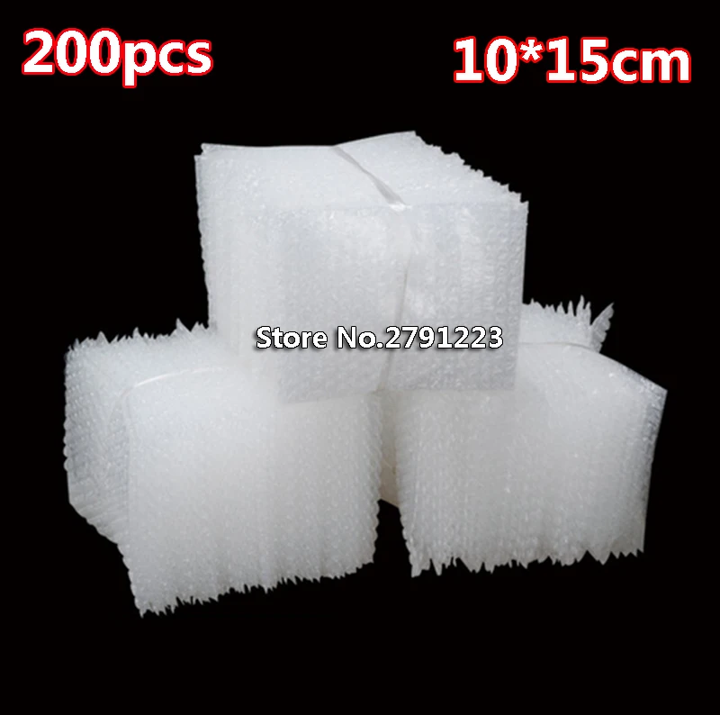 50pcs 100pcs 200pcs 100*150mm Plastic Wrap Envelope white Bubble packing Bags PE bubble bag Shockproof double film | Дом и сад