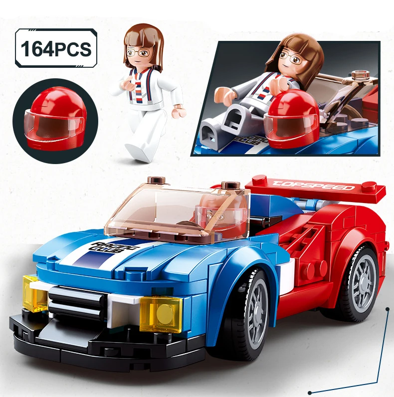 

Sports Car Club Compatibie Building Blocks Toy Kit DIY Educational Children Christmas Birthday Gifts