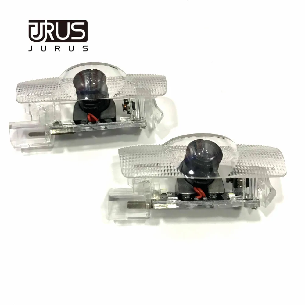 

JURUS 2pcs LED Car Door Light Logo Projector Ghost Shadow Lights Auto Led Welcome Logo Light Laser For Toyota Mark X 2006-2017