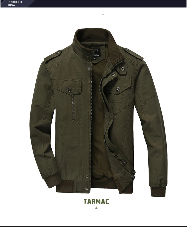Mens Denim Jacket Big Size 6XL Military Tactical Jeans jacket Solid Casual Air Force Pilot Coat Casaco Masculino DropShipping