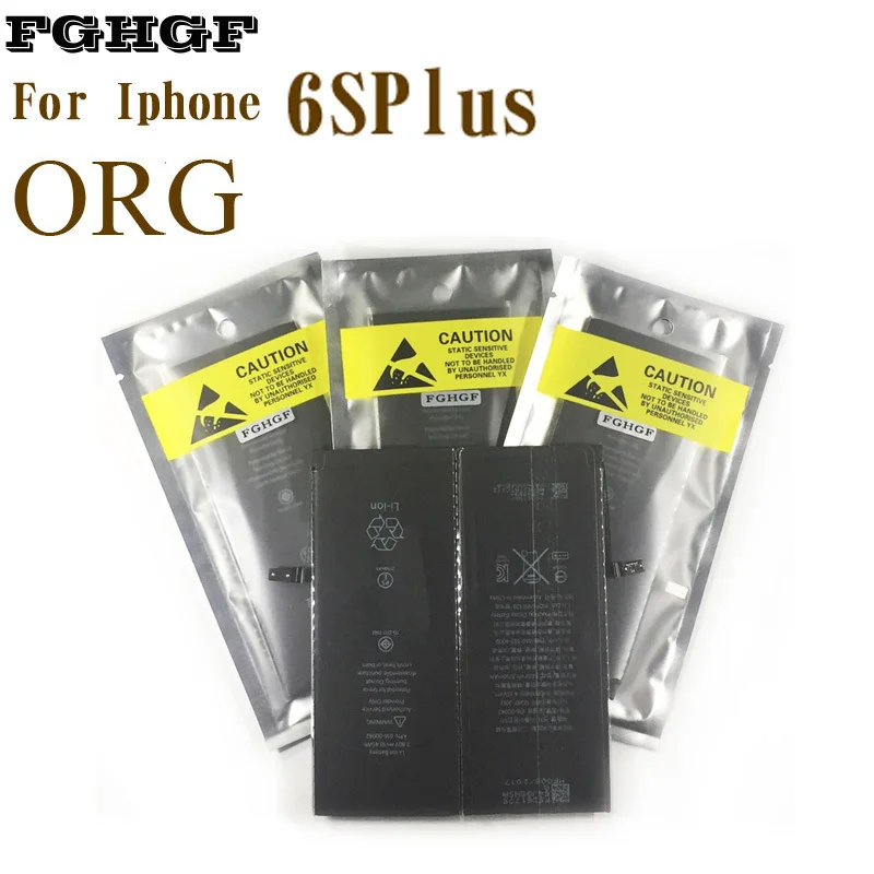 

FGHGF CellPhone Battery 10PCS/Lot For Replacement Iphone 6SPlus 2750mah 0 Cycle Made by Orig protection Board