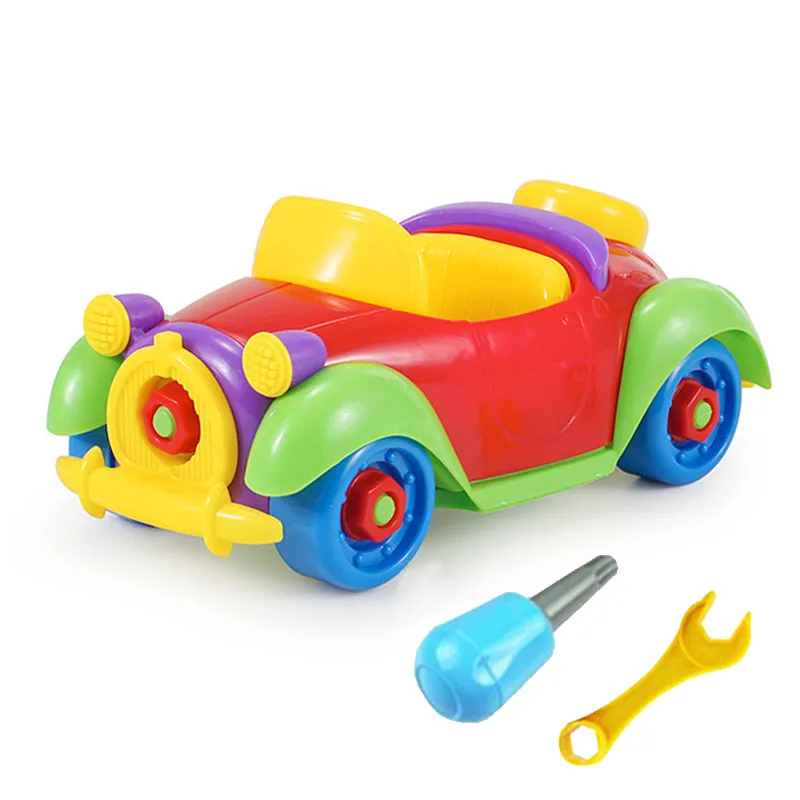 Nut Toy Car Assemble And Disassembly Toy Car Children Educational Toys