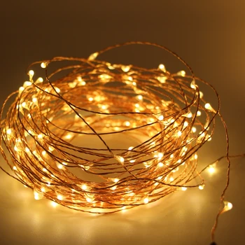 

Christmas LED String lights 10M 5M 2M Waterproof Fairy String Light Battery Operated Wedding Party Decoration Lamp multi color