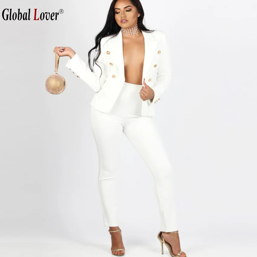 Online Get Cheap White Pants Suit -Aliexpress.com