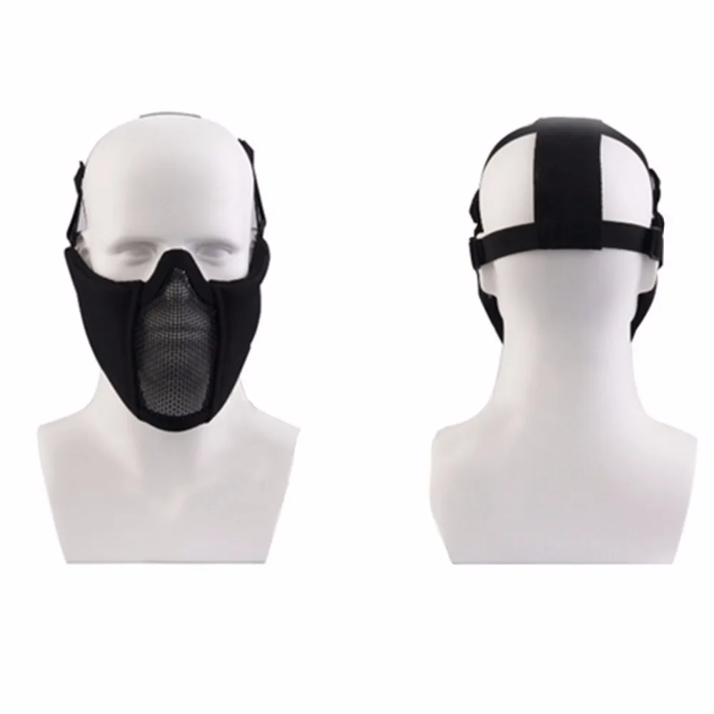 SURWISH Lower Half Face Tactical Airsoft Mask Protection Hunting Masks