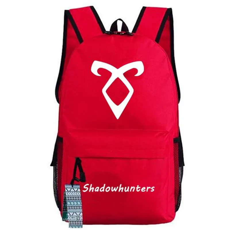 

Game Shadow hunters Cosplay Backpack Bag School Students Computer Travel Bag Gift Xmas