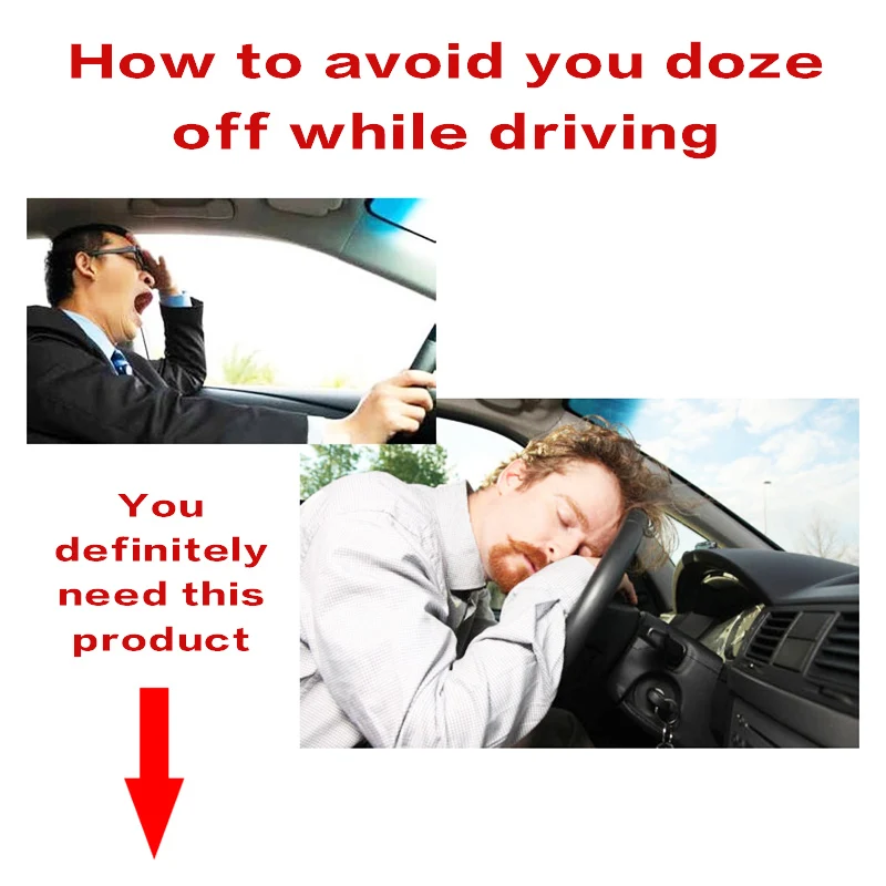 Автомобильное безопасное устройство, сигнализация против сна, предупреждение о сонном сигнале для водителя автомобиля, чтобы не просыпаться, автомобильные аксессуары