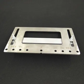 

Stainless Steel Door Furniture Handle Hole Punch Locator Wood Drilling Anchor Guide
