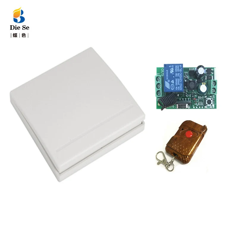 

86 Wall Panel Wireless Remote Transmitter AC100V 220V 1 Channel RF Switch For Home Living Room Bedroom Corridor Room Home 433MHz