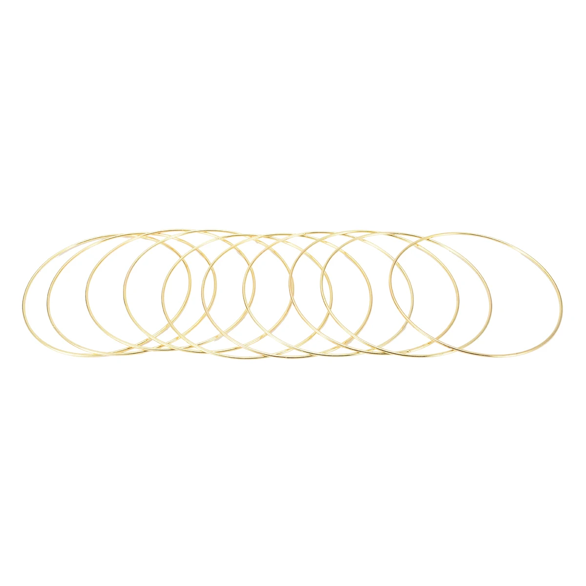10PCS 2.8*150mm Gold Dream Catcher Dreamcatcher Material Metal Rings Hoops For DIY Handmade Wicker Crafts Tool Accessories