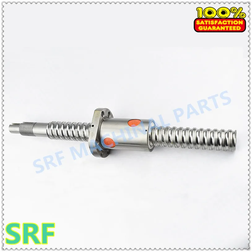 25 мм Ballscrew RM2510 комплект: 1 шт. SFU2510 проката Ballscrew L = 500 мм C7+ 1 шт. SFU2510 ballnut с BK/BF20 конец обработки для ЧПУ