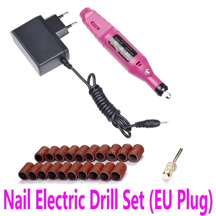 

20 Sanding Bands Nail Power Drill Set Electric Gel Polish Remove Drill Sanding Sleeves Nail Files Medicure Pedicure Shaping Tool