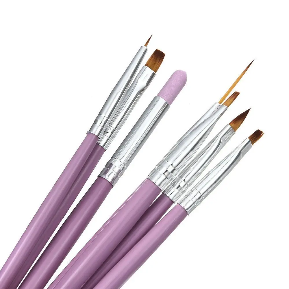 7Pcs High Quality Professional Acrylic Liquid For Nail Acrylic Nail Art Pen Tips UV Builder Gel Painting Brush Manicure Set Hot 7Pcs High Quality Professional Acrylic Liquid For Nail Acrylic Nail Art Pen Tips UV Builder Gel Painting Brush Manicure Set Hot