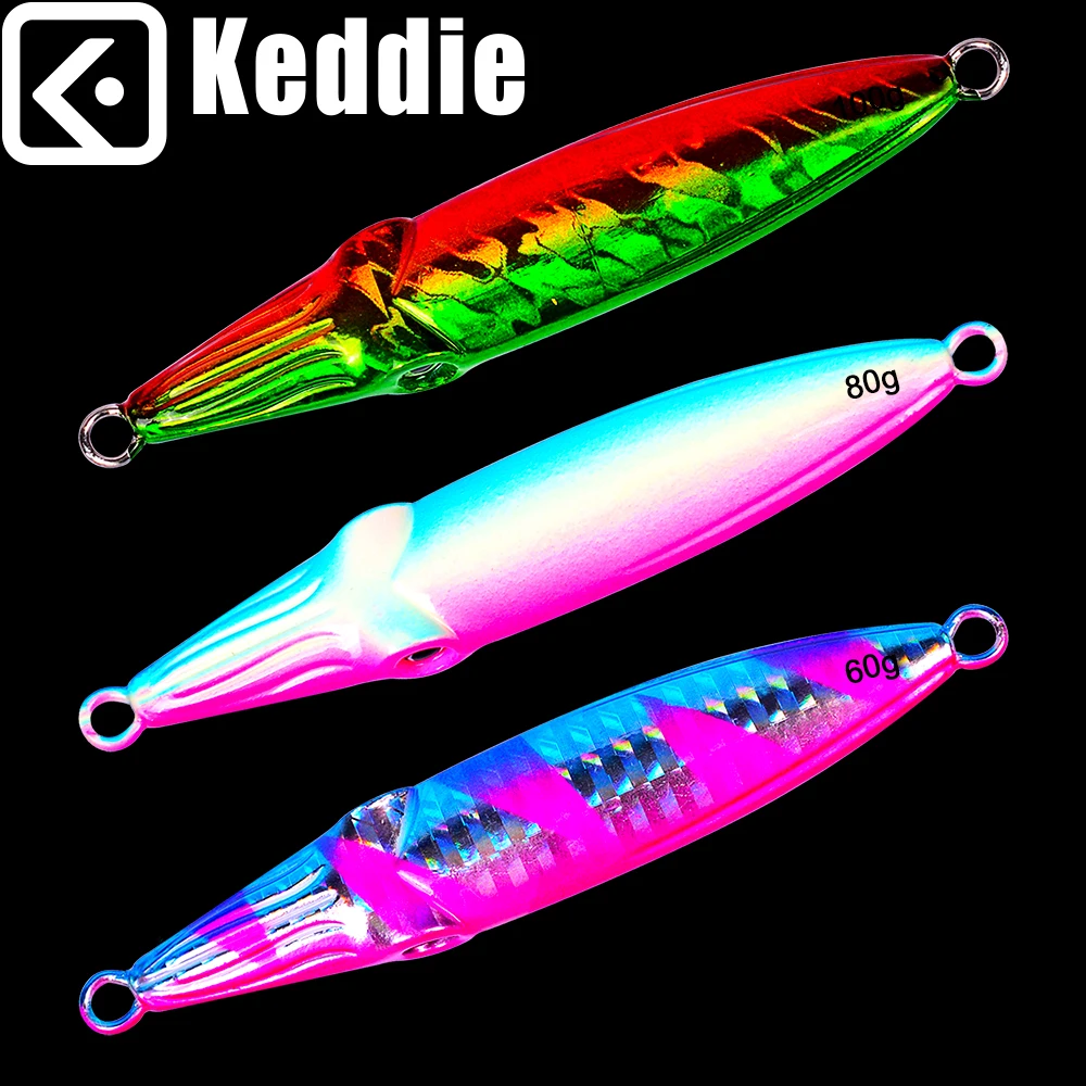 

1PC Lead Fish 40-60-80-100g Fishing Lure 5 Color Fishing Bait 8cm-11cm Casting Lure Deep Sea Jig Hard Fishing Tackle Hot