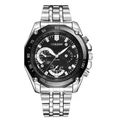 Malloom часы с большим циферблатом для мужчин час s часы лучший бренд класса люкс нержавеющая сталь кварцевые часы человек спортивные наручные